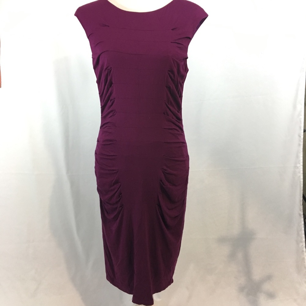 Betsy Johnson fitted midi dress